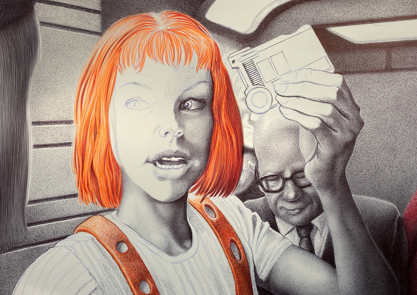 Die Kunst der Portrait-Zeichnung von Pit Hammann: Ikonen der Popkultur als Kugelschreiber-Zeichnung.