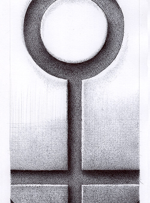 Zeichen mit Kuli: 2024 09 | Komposition 024