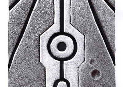 Zeichen mit Kuli, Tintenroller, Filzer: 2024 09 | Komposition 026