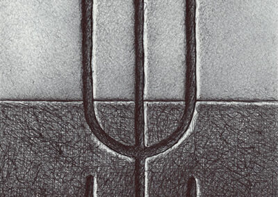 Zeichen mit Kugelschreiber: 2024 07 | Komposition 003