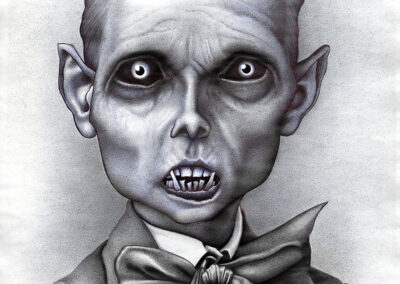 Kugelschreiber-Zeichnung Portrait "Das Innere Kind für Fortgeschrittene"