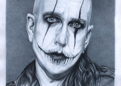 Buntstift-Zeichnung Portrait von Asp/colored pencil drawing of Asp