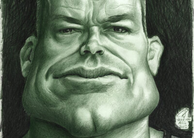 Buntstift-Zeichnung Portrait von Jocko Willink/colored pencil drawing of Jocko Willink