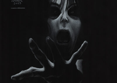 Buntstift-Zeichnung Portrait 呪怨 – The Grudge – Ju-on/colored pencil drawing 呪怨 – The Grudge – Ju-on