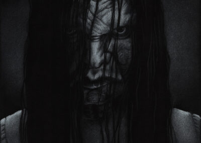 Buntstift-Zeichnung Portrait Sadako – 貞子/colored pencil drawing Sadako – 貞子